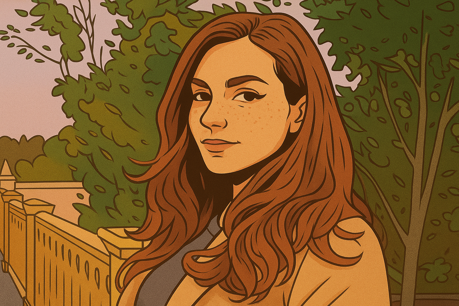 Team Member 1 Cartoon